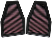 K&N Replacement Air Filter 12-13 Porsche 911 3.4l / 12 911 3.8l / 13 911 3.6l / 13 911 Carrera 3.8l - Mammoth Racing -