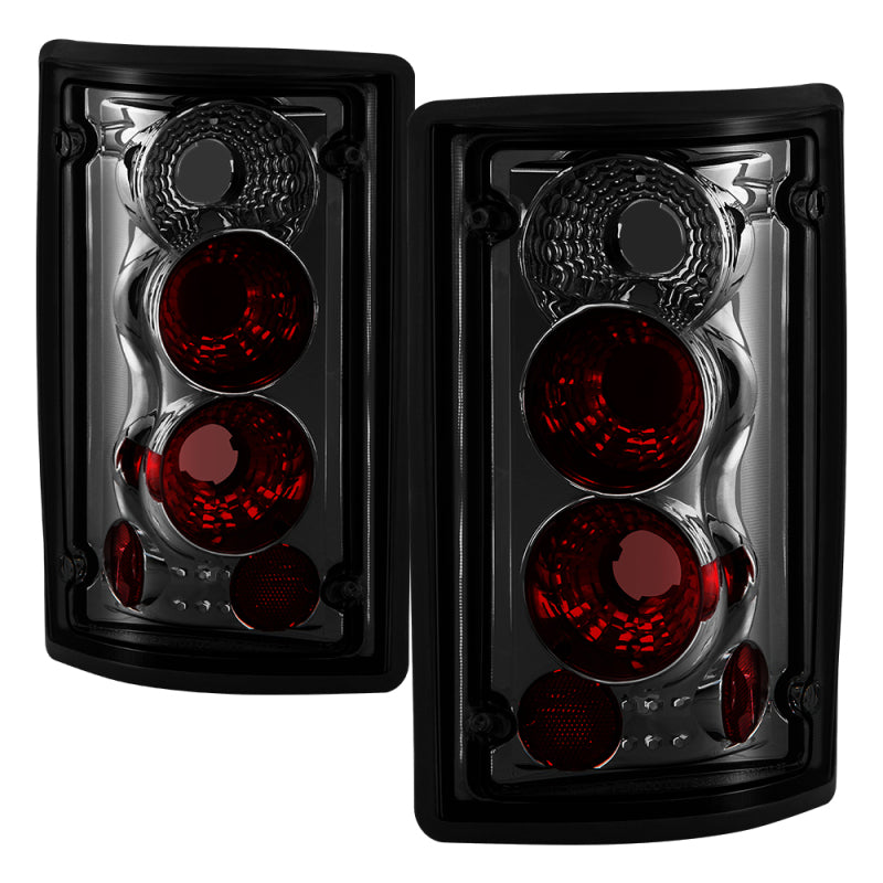 Spyder Ford Excursion 00-06/Econoline 150/250/350/450/550 95-06 Euro Tail Lights Smk ALT-YD-FEC00-SM - Mammoth Racing -