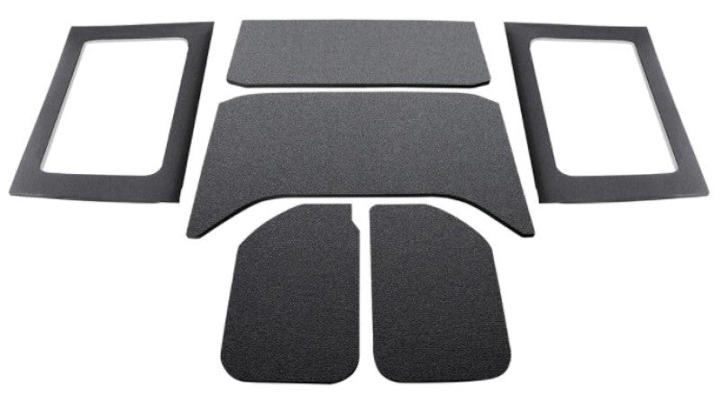 DEI 07-18 Jeep Wrangler JK 4-Door Headliner Complete Kit - Black - Mammoth Racing -