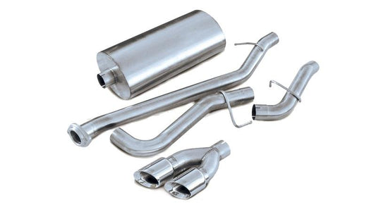 Corsa 02-06 Chevrolet Avalanche 5.3L V8 Polished Sport Cat-Back Exhaust - Mammoth Racing -