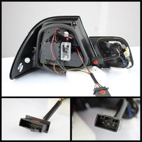 Spyder BMW E46 00-03 2Dr Coupe Light Bar LED Tail Lights Blk ALT-YD-BE4600-LBLED-BK - Mammoth Racing -