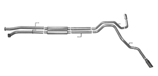 Gibson 14-19 Toyota Tundra SR 4.6l 2.5in Cat-Back Dual Extreme Exhaust - Stainless - Mammoth Racing -