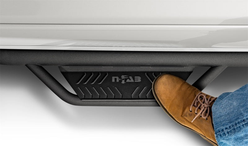 N-Fab Podium LG 16-17 Toyota Tacoma Double Cab - Tex. Black - 3in - Mammoth Racing -