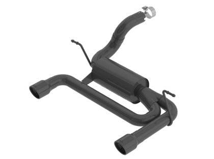 Borla 2018 Jeep Wrangler JL/JLU 3.6L 2DR/4DR ATAK SS Axle Back Black Coated Exhaust w/3.5in Tips - Mammoth Racing -