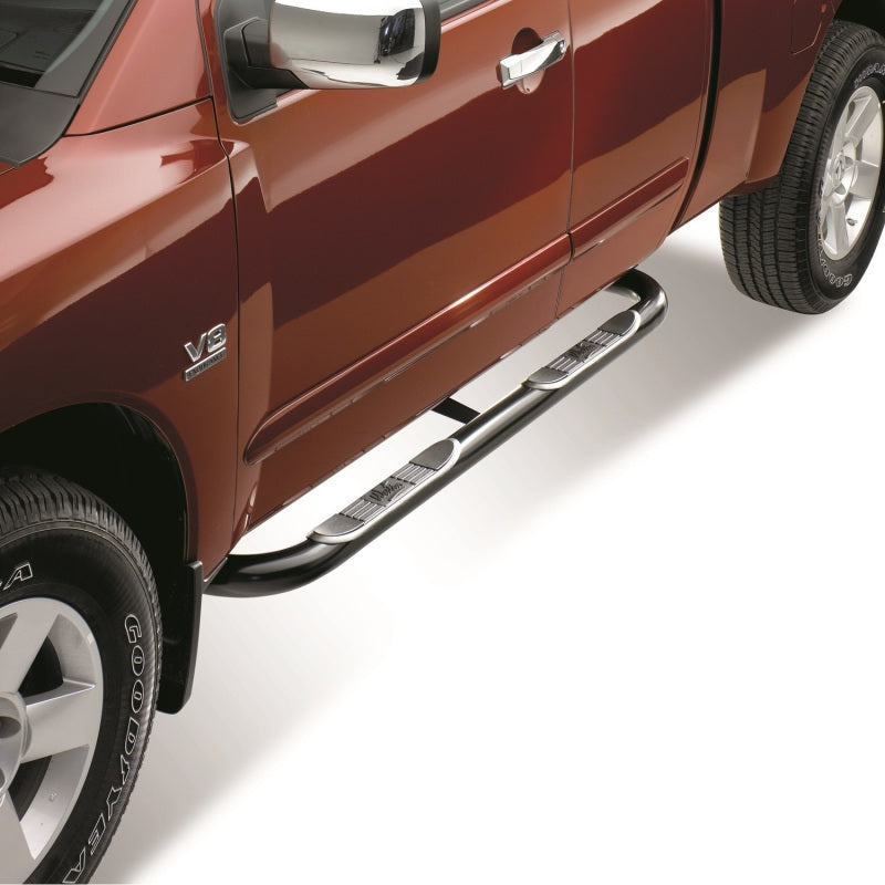 Westin 2004-2015 Nissan Titan Ext/King Cab Signature 3 Nerf Step Bars - Black - Mammoth Racing -