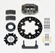 Wilwood Billet Narrow Dynalite Radial Mount Rear Inboard Midget Kit 10.50in x 0.35 Drilled Disc - Mammoth Racing -