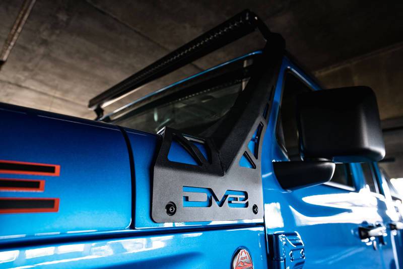 DV8 Offroad 20-22 Jeep JL 392 & JT Mojave A-Pillar Light Bar Mount - Mammoth Racing -