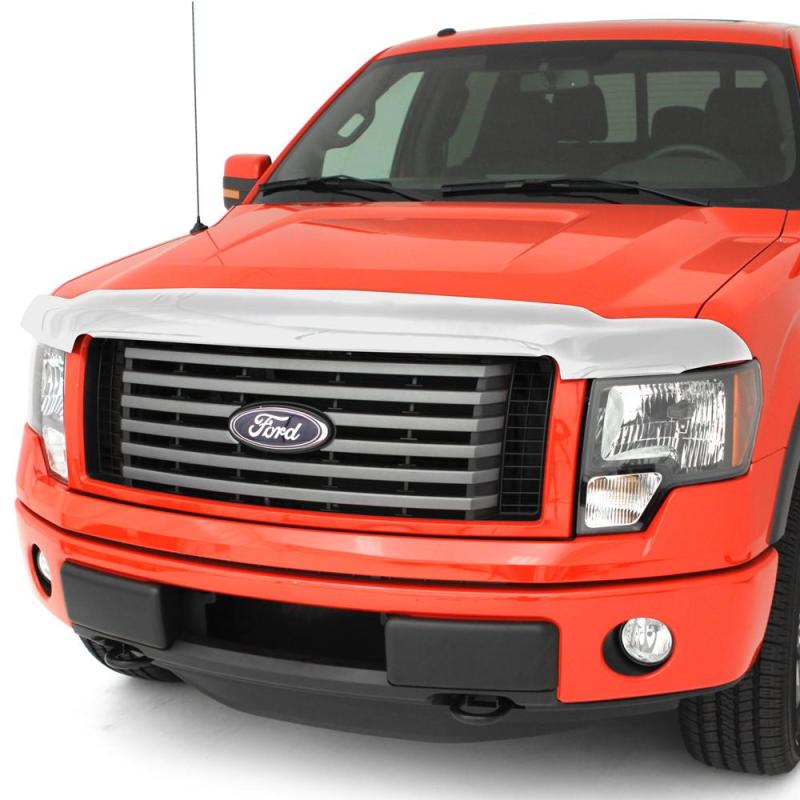 AVS 15-18 Chevy Silverado 2500 (Excl. Induction Hood) High Profile Hood Shield - Chrome - Mammoth Racing -