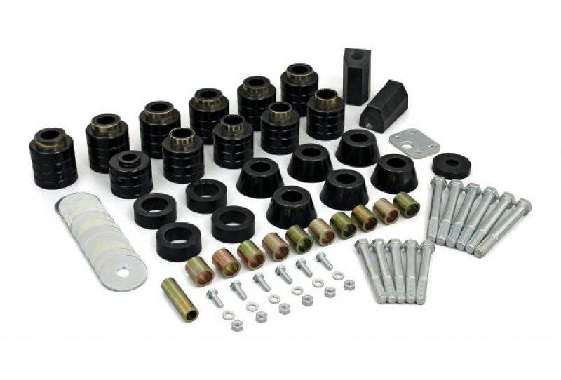 Daystar 1987-1996 Jeep Wrangler YJ - Body Lift Kit 1in (Replaces Factory Mounts) - Mammoth Racing -