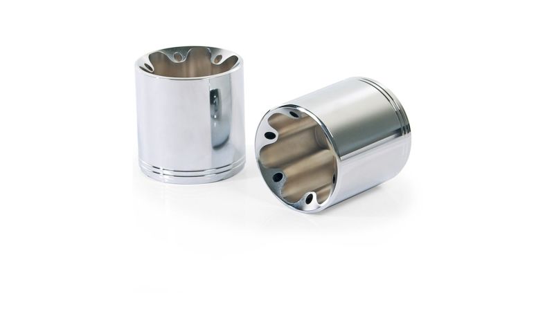 Remus 2021+ BMW R 18 (Euro 5) Straight End V1 End Cap - Silver (Pair) - Mammoth Racing -