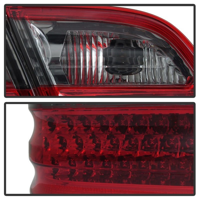 Xtune Mercedes Benz W210 E-Class 96-02 LED Tail Lights Red Smoke ALT-CL-MBW210-LED-RSM - Mammoth Racing -