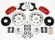 Wilwood Dynapro 6 Front Hub Kit 12.19in Red 55-57 Chevy - Mammoth Racing -