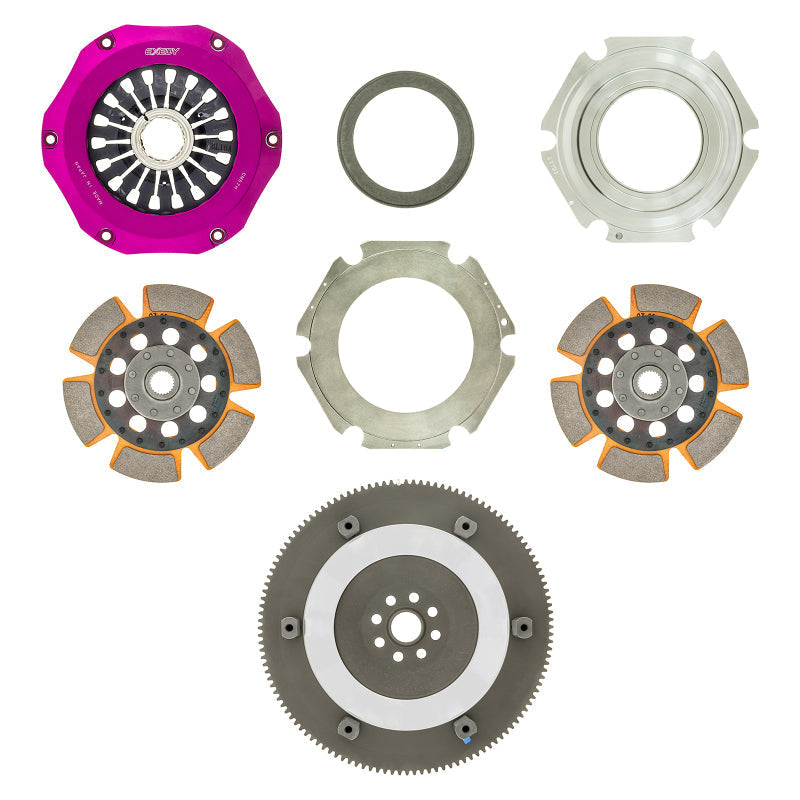 Exedy 04-14 Subaru WRX STi Twin Cerametallic Rigid Disc Hyper Multi Clutch - Mammoth Racing -