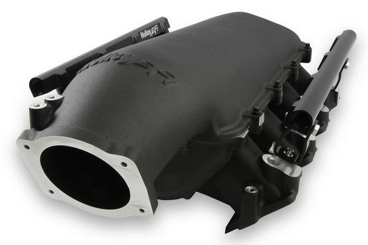 Holley EFI 300-679bk Ls3 Lo-Ram Manifold Kit, Single Injector Top Feed- Black Finish - Mammoth Racing -