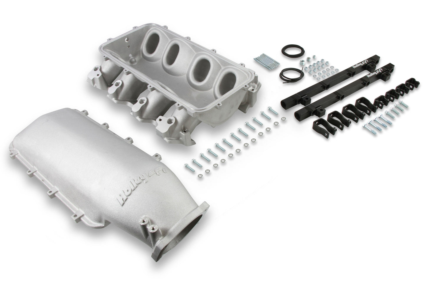 Holley EFI 300-679 Ls3 Lo-Ram Manifold Kit, Single Injector Top Feed- Satin Finish - Mammoth Racing -