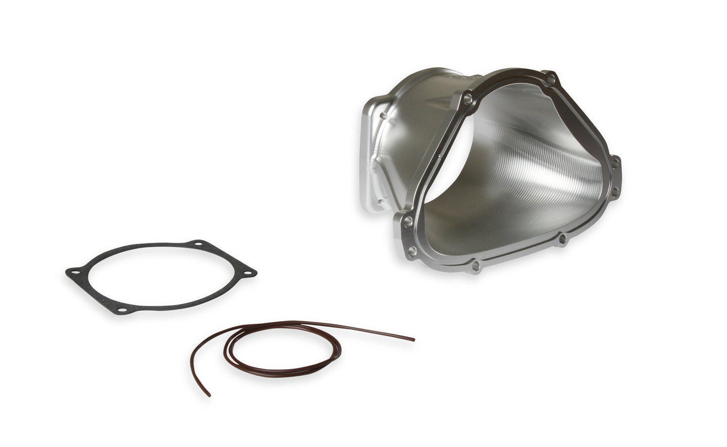 Holley EFI 300-685 Billet Throttle Body Adapter, Ls3 Lo-Ram 105Mm Front Feed Satin Finish - Mammoth Racing -