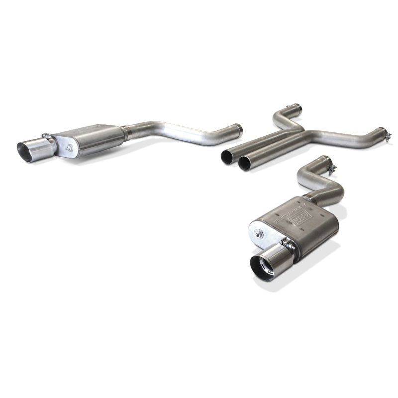 BBK 2015-16 Mustang GT Varitune Complete Cat Back Exhaust System (Includes Resonator Delete X-Pipe) - My Store