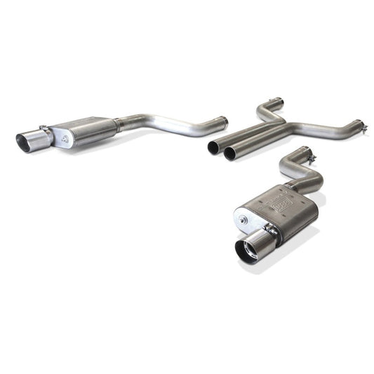 BBK 2015-16 Mustang GT Varitune Complete Cat Back Exhaust System (Includes Resonator Delete X-Pipe) - My Store