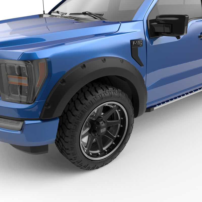 EGR 21-23 Ford F-150 Traditional Bolt-On Look Fender Flares w/ Black-Out Bolt Kit Set Of 4 - Mammoth Racing -