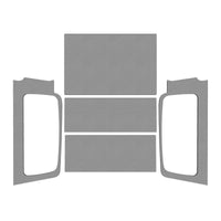 DEI 04-06 Jeep Wrangler LJ Unliminted Leather Look Headliner Complete Kit - Gray - Mammoth Racing -