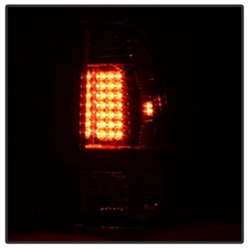 Spyder Ford Super Duty 08-15 LED Tail Lights Chrome ALT-YD-FS07-LED-C - Mammoth Racing -