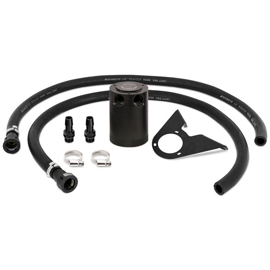 Mishimoto 2021+ Ford Bronco 2.3L Baffled Oil Catch Can - PCV Side - Black - Mammoth Racing -