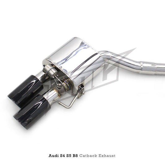 Stainless Valved Catback Exhaust System for Audi B8 B8.5 S4 S5