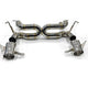 Stainless Straight Pipe Exhaust System for Ferrari 488 GTB Spider Pista
