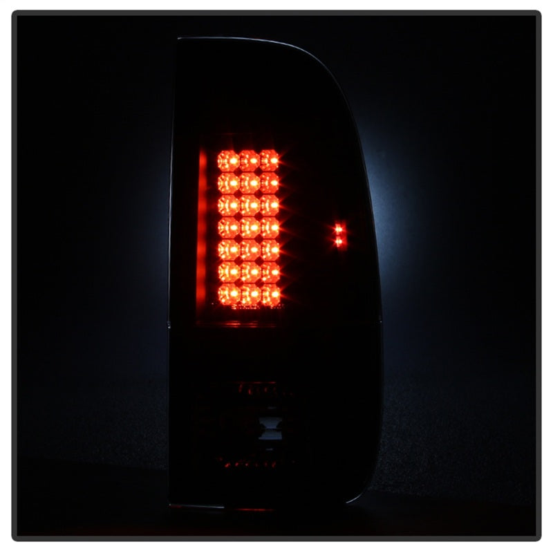Spyder Ford Super Duty 08-15 LED Tail Lights Black ALT-YD-FS07-LED-BK - Mammoth Racing -