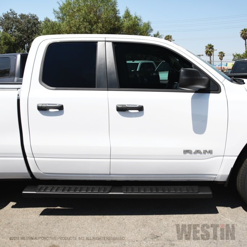 Westin/HDX 19-21 Ram 1500 Quad Cab (Excl. Classic) Xtreme Nerf Step Bars - Textured Black - Mammoth Racing -