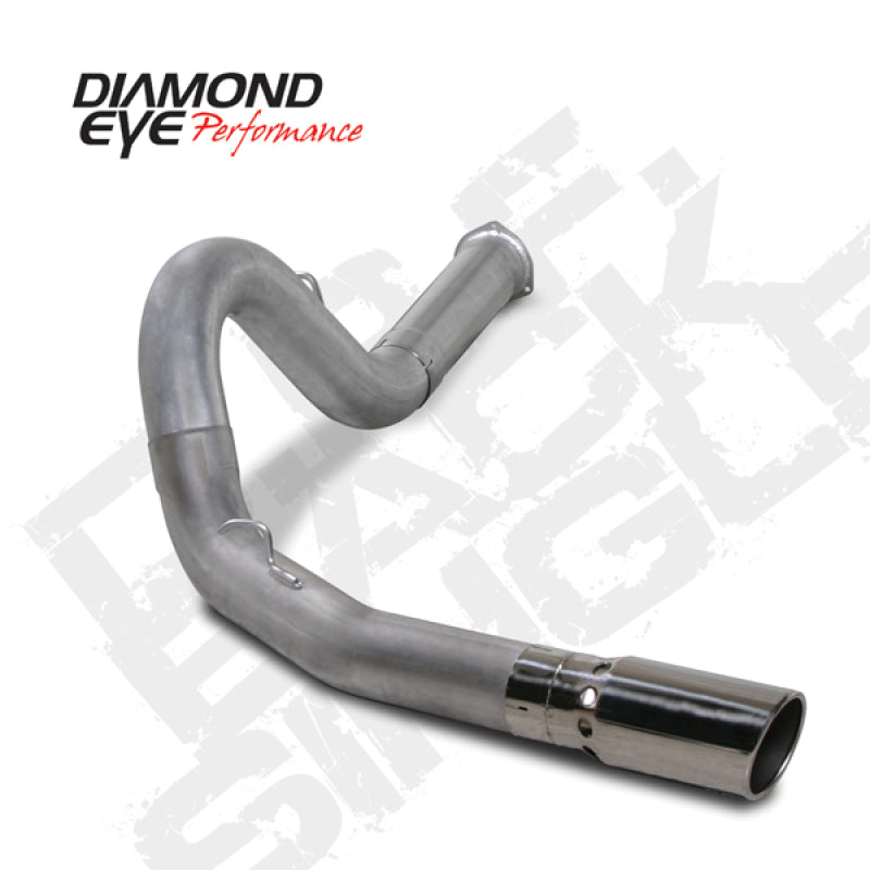 Diamond Eye KIT 5in DPF-BACK SGL AL 07.5-08 CHEVY 6 6L 2500/3500 BPCKGD BX46X14X14OD EL-PL - Mammoth Racing -