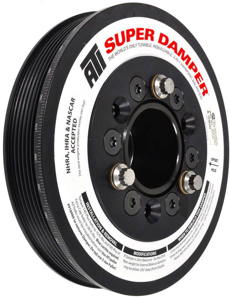 ATI Damper - 7.48in - Alum LW - 6/4 Grv - LSA - 09-15 Cadillac CTS-V (Excl SC Pulley) - My Store