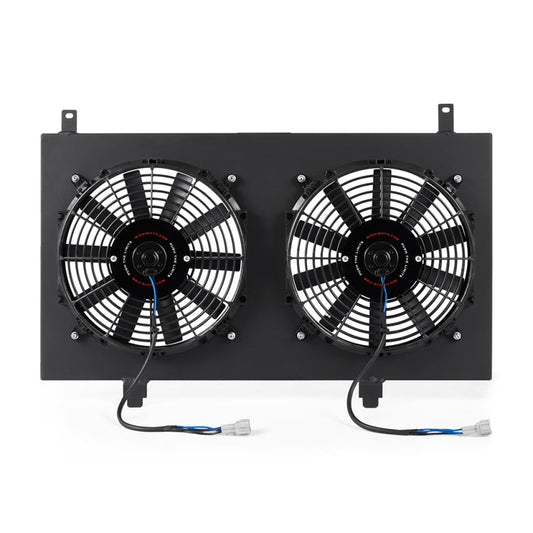 Mishimoto 03-06 Nissan 350Z Aluminum Fan Shroud Black - Mammoth Racing -