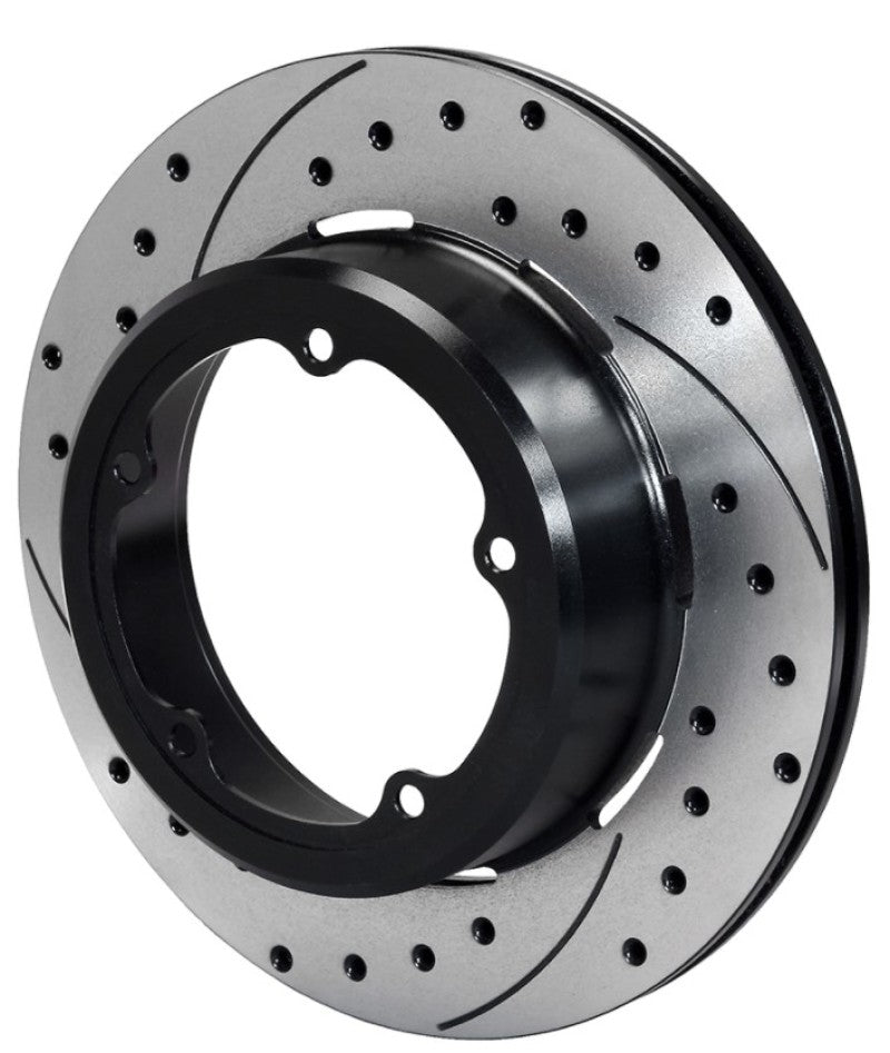 Wilwood Rotor-1.91in Offset-SRP-BLK-Drill-LH 12.19 x .810 - 5 x 5.75in Floater - My Store