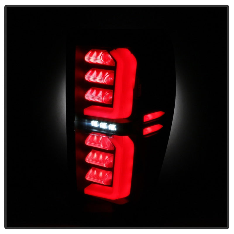 Spyder GMC Sierra 19-20 Incandescent Bulb Model Only LED Tail Lights - Black ALT-YD-GS19-LED-BK - Mammoth Racing -