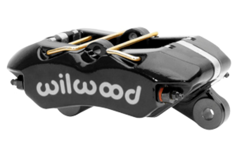 Wilwood Caliper-Forged Dynapro 5.25in Mount/ 4 - 1.98in Pistons/ .81in x 13.06in. Rotor - Black - Mammoth Racing -