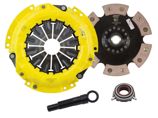 ACT 1991 Geo Prizm XT/Race Rigid 6 Pad Clutch Kit - Mammoth Racing -