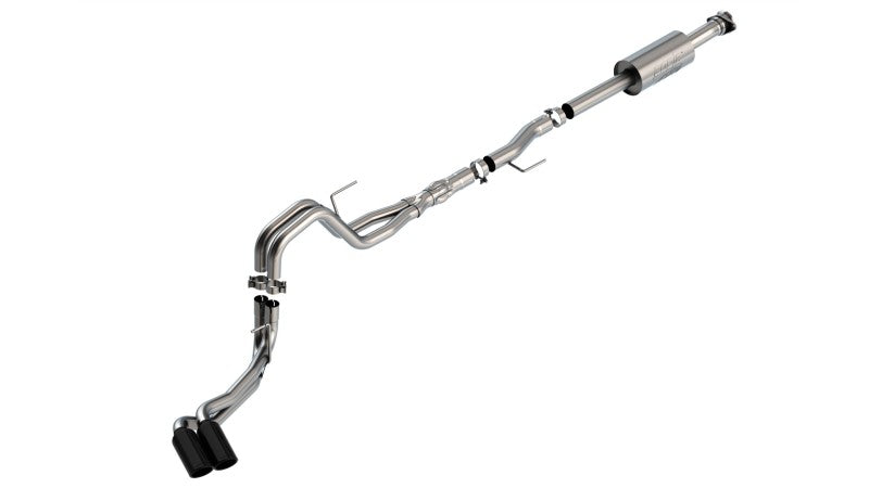 Borla F-150 2021 5.0L 4dr CC SB EC STB Lariat/KR/Platnm/LTD 3/2.25 DSE Cat-Back ATAK Black CHR Tips - My Store