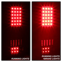Xtune Ford F150 Styleside 04-08 (Not Fit Heritage & SVT) LED Tail Lights Black ALT-ON-FF15004-LED-BK - Mammoth Racing -