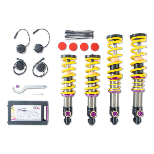 KW Coilover Kit V4 2018+ Mercedes AMG GT R Coupe (Including ESC Modules) w/ Adaptive Suspension - Mammoth Racing -
