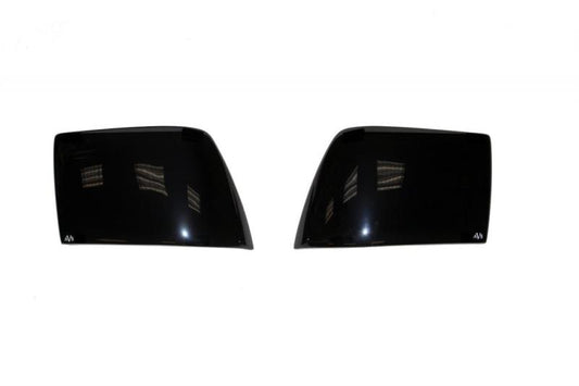 AVS 87-93 Ford Mustang Tail Shades Tail Light Covers - Black - My Store