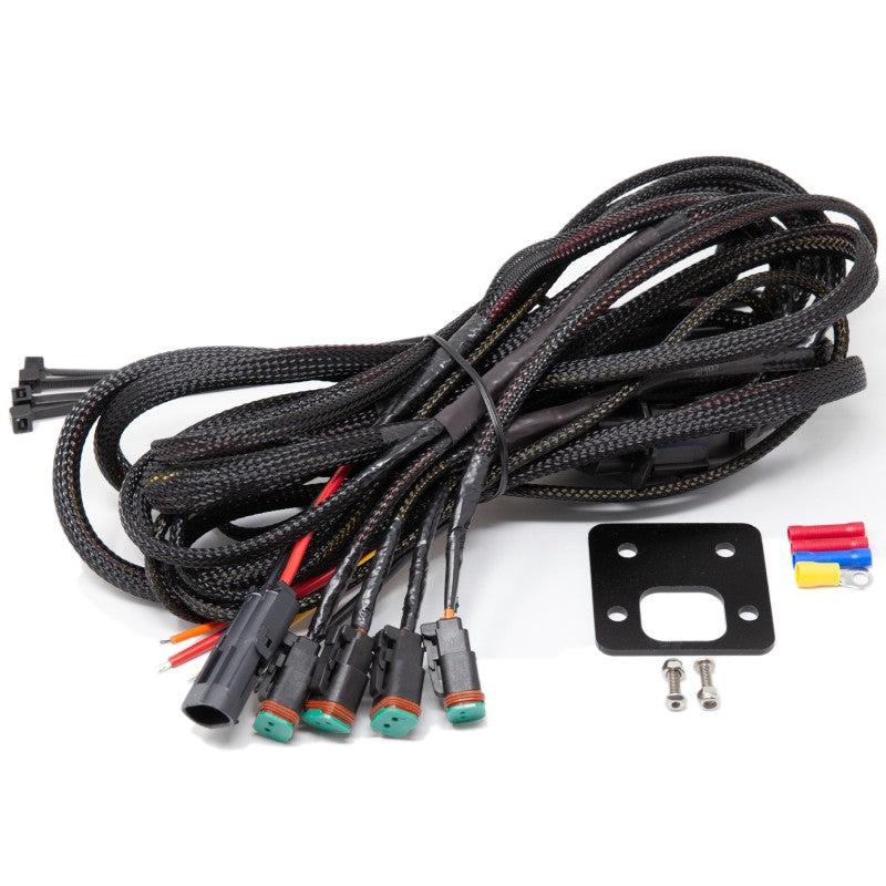 KC HiLiTES M-Racks Wire Harness (Light Bar + 4 Lights/Switch Req. to Operate Front/Side Separately) - Mammoth Racing -
