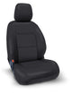 PRP 2016+ Toyota Tacoma Front Seat Covers with Electric Seat Adjusters (Pair) - All Black - Mammoth Racing -