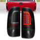 ANZO 1997-2003 Ford F-150 LED Tail Lights w/ Light Bar Black Housing Smoke Lens - My Store