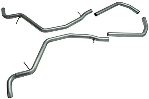 Flowmaster 817413 Header-Back Exhaust System Pipe Kit for Chevy Impala V8 Engine - My Store