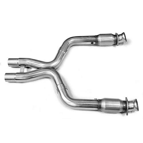 Kooks Custom Headers 11323320 Catted X-Pipe Race 3 x 3 in. Must Be Used w/Kooks Headers Stainless Catted X-Pipe - Mammoth Racing -11323320