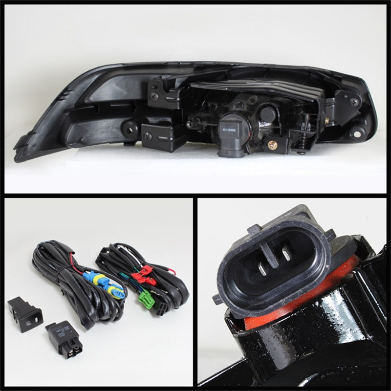 Spyder Honda Civic 2012-2013 2Dr/Coupe OEM Fog Light W/Switch- Clear FL-HC2012-2D-C - Mammoth Racing -