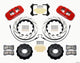 Wilwood Aero6 Front Hat Kit 14.00 Drilled Red 2007-2011 BMW E90 Series w/Lines - My Store