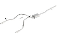 Borla 14 Silv/Sierra 1500 C/B Touring Exh/2.75in in muff 2.25inout 4inTIp SS Rear Exit - Mammoth Racing -