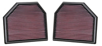 K&N Replacement Air Filter for 11-14 BMW M5/m6 4.4l V8 / 2015 M4/m3 3.0l I6  (2 per box) - Mammoth Racing -
